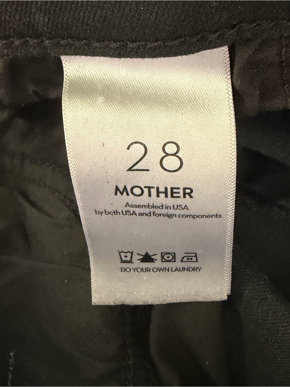 MOTHER Insider Crop Step Fray Jeans in Not Guilty Womens 28 - Picture 14 of 15